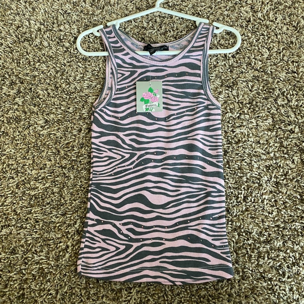 Flowers by Zoe tank top new